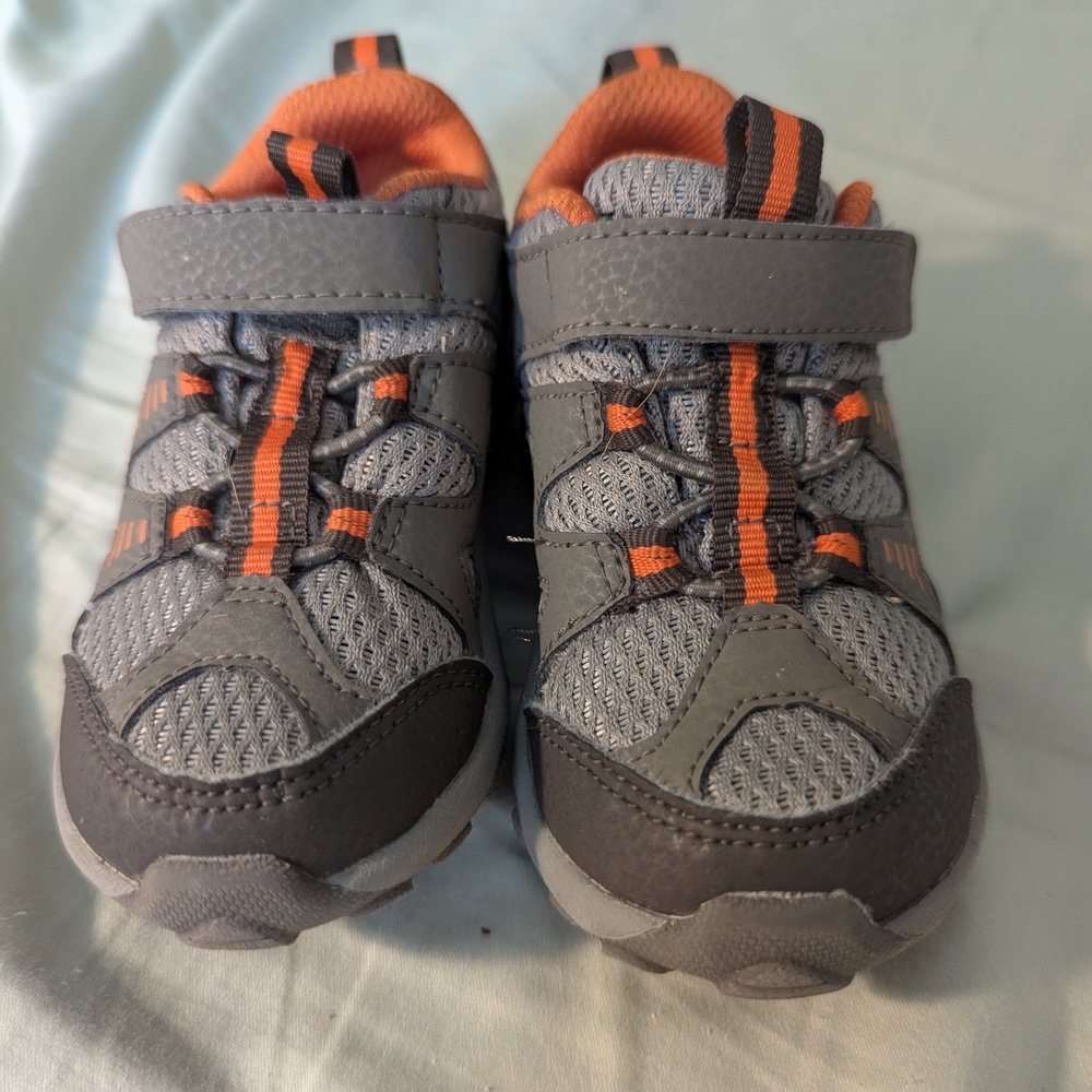 Merrell Gray and Orange Hiking Shoes